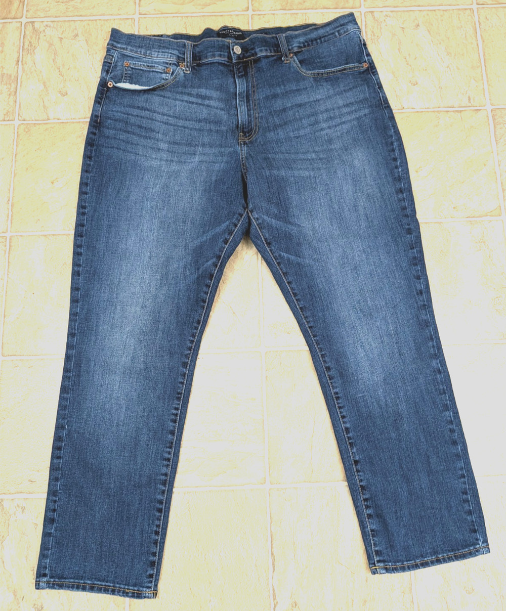 Lucky Brand men's 410 Athletic Straight 40/30 denim Jeans stretchy 0040